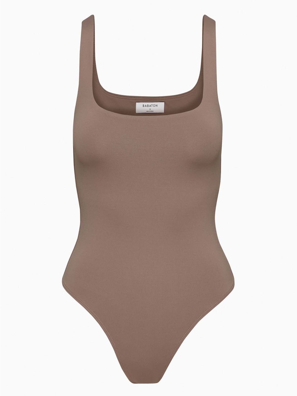 Aritzia Babaton Golden Contour Tank Bodysuit in Taupe XS